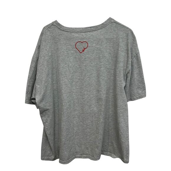 Pridecore Rainbow Graphic Tee Phluid Project All Gender Gray XXL - Picture 3 of 5